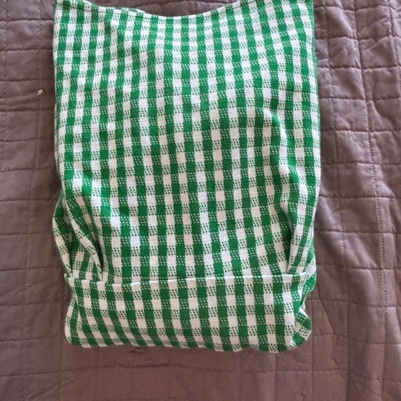 Kate Space Green Gingham Women's Dress small - Picture 7 of 7